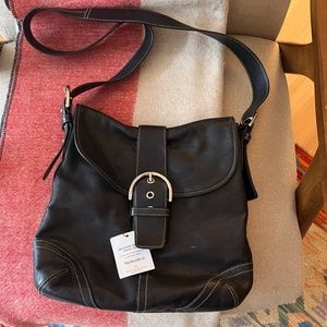 Leather Coach Crossbody Purse